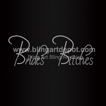 Bride Bithes Iron On Rhinestone Transfers